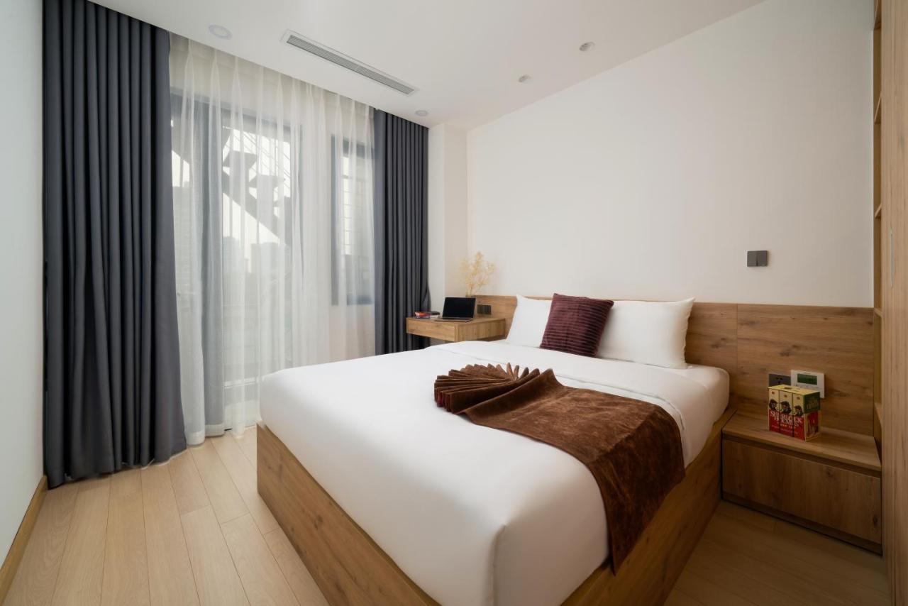 The Galaxy Home Doi Can Hotel And Apartment Hanoj Exteriér fotografie