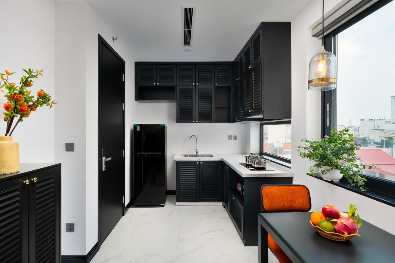 The Galaxy Home Doi Can Hotel And Apartment Hanoj Exteriér fotografie