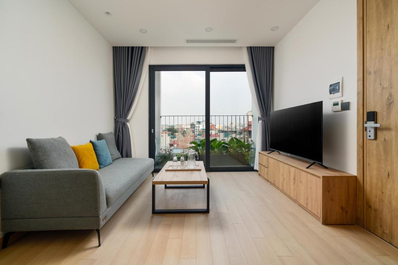 The Galaxy Home Doi Can Hotel And Apartment Hanoj Exteriér fotografie