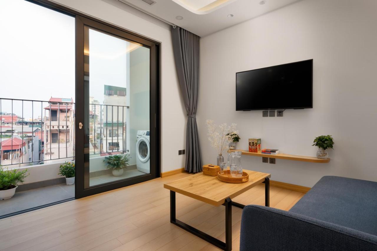 The Galaxy Home Doi Can Hotel And Apartment Hanoj Exteriér fotografie